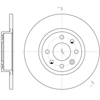Brzdový kotúč REMSA 6209.00