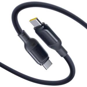 Baseus Кабел с бързо зареждане за устройства с USB-C порт - Baseus PicoGo Liquid Silicone USB-C to USB-C Cable 240W (100 см) (черен) (E0423300)