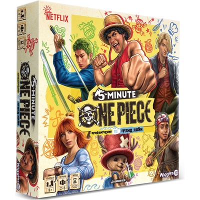 Paladium Games Настолна игра 5 Minute One Piece (Българско издание)- Кооперативна (W3D5MOP0101BU)