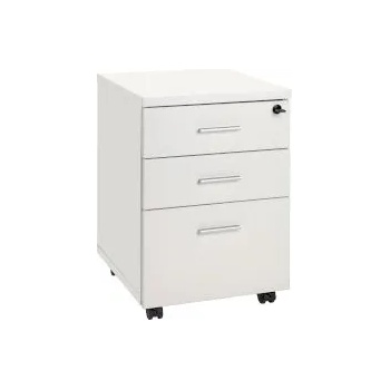 Image 1 of @work Контейнер 3 чекмеджета и заключване бял