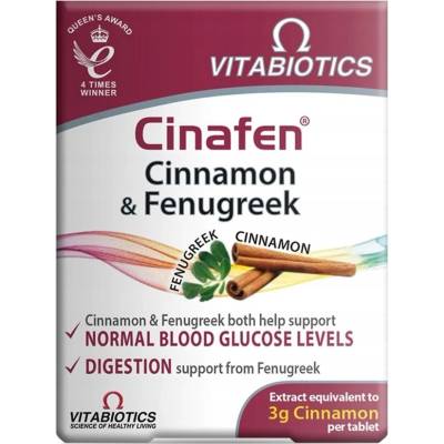 Vitabiotics Cinafen Канела и Сминдух, 60 таблетки, Vitabiotics (5021265251988)