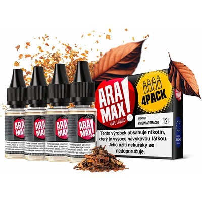 Aramax 4Pack Virginia Tobacco 4 x 10 ml 6 mg