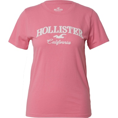 HOLLISTER Тениска розово, размер m
