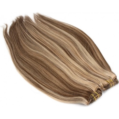 Deluxe clip in sada 71cm tmavý melír
