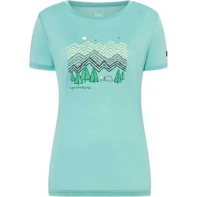 Super natural Camping Nights Tee Wasabi Various