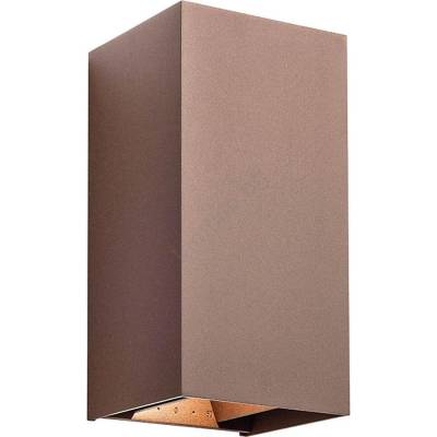 90554 - LED външно стенно осветително тяло VARY 2xLED/10W/230V 3000K IP54 кафяво (UN2044)