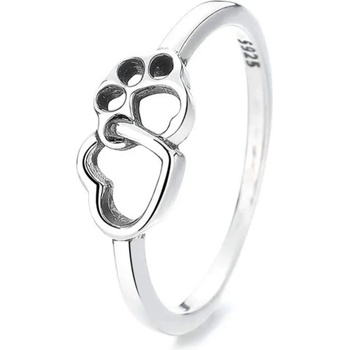 Silenti Jewelry Сребърен пръстен "Вярност" - 5 - 49мм (15.6мм диам. )