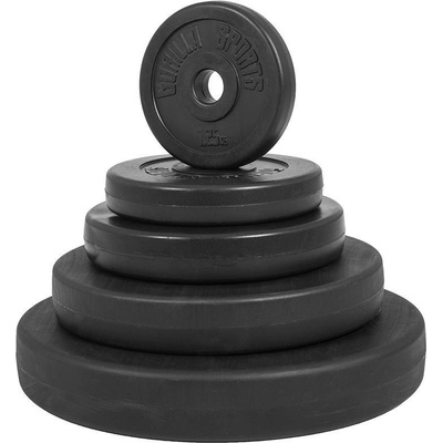 Gorillasports poplastovaný cementový kotúč 1,25kg - 15kg/31mm