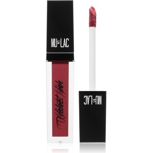 Mulac Cosmetics Velvet Ink дълготрайно матово течно червило цвят Secret Love 5ml