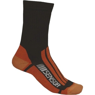 Sensor ponožky TREKING EVOLUTION černá/oranžová