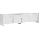 ASIR GROUP Бяла маса за телевизор 180x45x32 cm Aurelia - Kalune Design (903NRD1103)