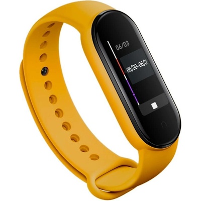 Xiaomi Mi Band 5/6 náhradný náramok Farba: Tmavo žltá MBS5-TMAZLU