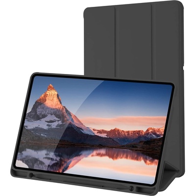 Techsuit Калъф за Samsung Galaxy Tab S6 Lite (2020/2022/2024) - Flex Trifold - Черен