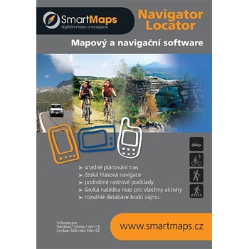 SmartMaps Locator: Podrobná mapa SR 1:10 000