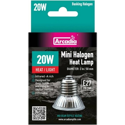 Arcadia Mini Halogen Heat Lamp 20 W