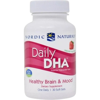 Nordic Naturals Daily DHA 580 mg [30 Гел капсули] Ягода