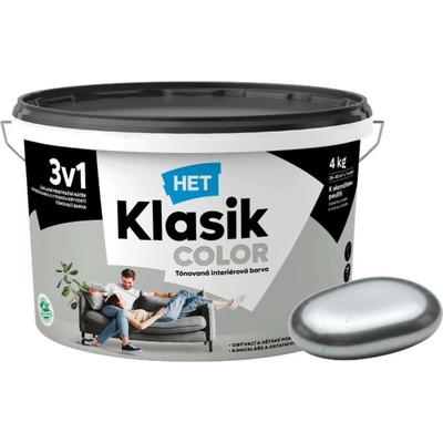 HET Klasik Color 3v1 - 8kg, KC0117 Šedý platinový