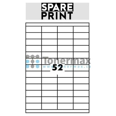 Spare Print Premium A4 52 etiket 52,5x21,2 mm 100 archů bílé