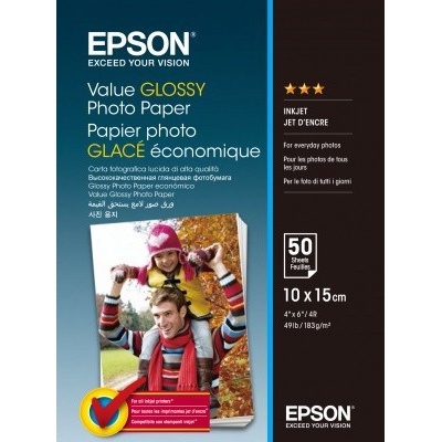 Epson Value Glossy 10x15 cm/50 C13S400038