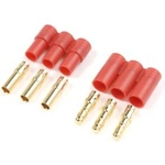 Revtec Позлатен конектор 3.5mm 3-пинов пластмасов корпус (1 чифт)