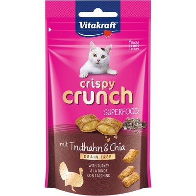 Vitakraft Crispy Crunch s morčacím mäsom a chia 60 g