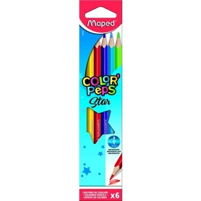 Maped pastelky trojboké 6 barev 1 ks