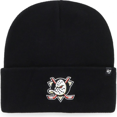 47 Brand Pánská Anaheim Ducks NHL Haymaker ’47 CUFF KNIT Black