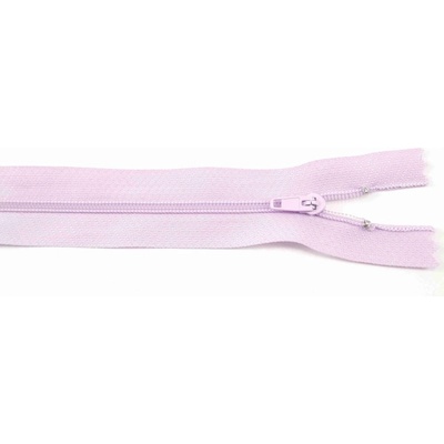 Nedeliteľný jemný plastový špirálový zips (veľkosť číslo 3) rôzne farby - dĺžka 12 cm - 60 cm 16 cm Fialoválevandulová
