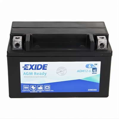 Exide AGM Ready 6Ah 90A left+ YTX7A-BS