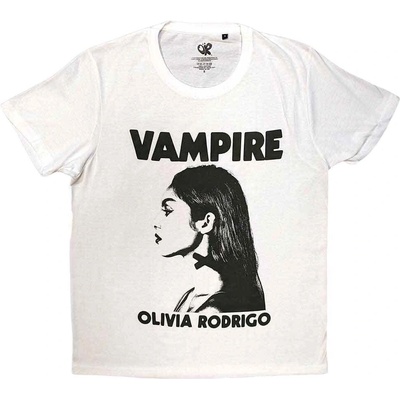 Olivia Rodrigo Vampire White XL Риза (OLIVTS08MW04)
