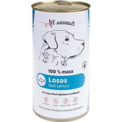 All Animals Dog losos mletý 1200 g