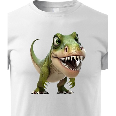 dětské triko Tyrannosaurus-rex bílá
