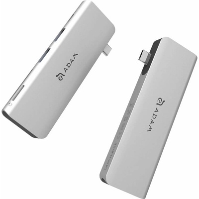 ADAM elements Мултифункционален хъб за свързване на допълнителна периферия за MacBook - Adam Elements Casa Hub 5E 5-in-1 Hub Adapter (тъмносив) (AAPADHUB5EGY)
