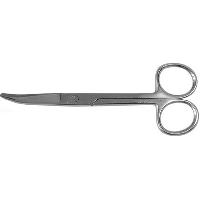 Celimed 6-0053-A nůžky zahnuté hrotnato-tupé 15 cm