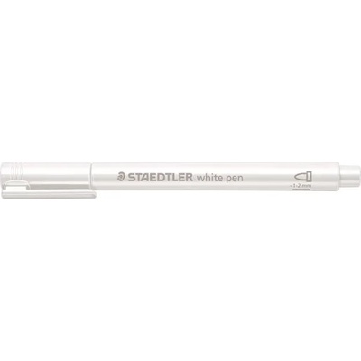 STAEDTLER Декоративен маркер, 1-2 мм, коничен, staedtler "8323", бял 8323-0 (8323-0)