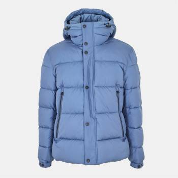 Boss Яке Boss Men's Omaris Water-Repellent Hooded Long Sleeve Short Puffer Jacket - Open Blue 495