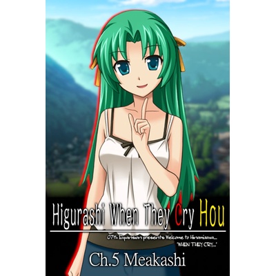 MangaGamer Higurashi When They Cry Hou Chapter 5 Meakashi (PC)