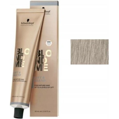 Schwarzkopf BlondMe Lift & Blend rozjasňující krém na blond vlasy Ice 60 ml