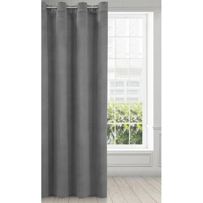 EUROFIRANY Zatemňujúci záves MILO 140x250 cm sivý