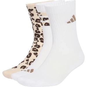 adidas Мъжки спортни чорапи adidas Leo Graphic Socks 3-Pack Sports socks - Crystal Linen / Khaki Six / Dark Brown - размер 40-42 (207-2198-0113)