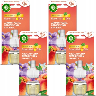 Air Wick Náplně do elektrického osvěžovače broskev a Meruňka 4 x 19 ml