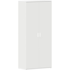 vidaXL Шкаф за обувки 80 x 39 x 178 см Инженерна дървесина Бяло (3333866)