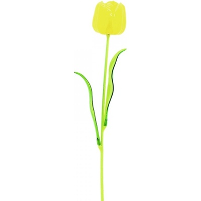 Tulipán žlutý – křišťálový, 61 cm, 12 ks
