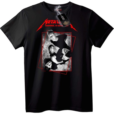 NOONEBRAND Тениска Metallica Свързани - 3XL, White
