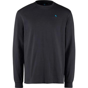 Klättermusen Мъжка тениска Klättermusen Root Logo L/S Tee Longsleeve - Raven (216-8370-0212)