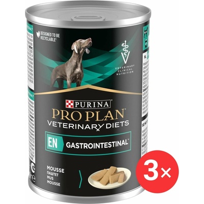 Purina Veterinary Diets Canine Mousse EN Gastrointestinal 3 x 400 g