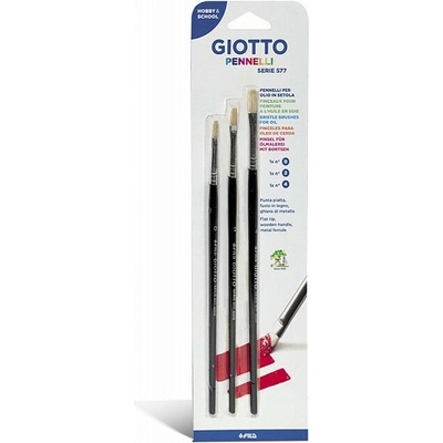 Štetce GIOTTO ploché séria 577 / 3 ks