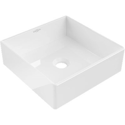 Mexen Goya мивка за плота 35 x 35 см, бяла - 22183500 (22183500)