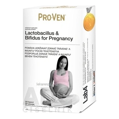 Pro-Ven Lactobacilus & Bifidus for Pregnancy 30 kapsúl