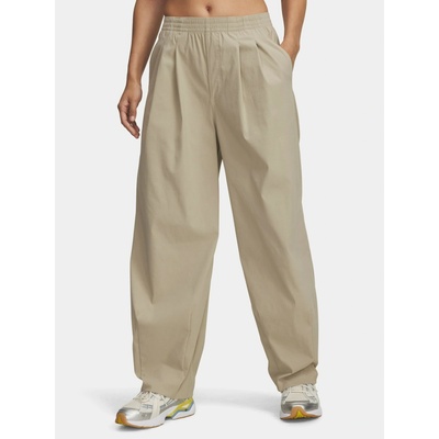 Under Armour Unstoppable Woven Pleat Pant Wmn Brown